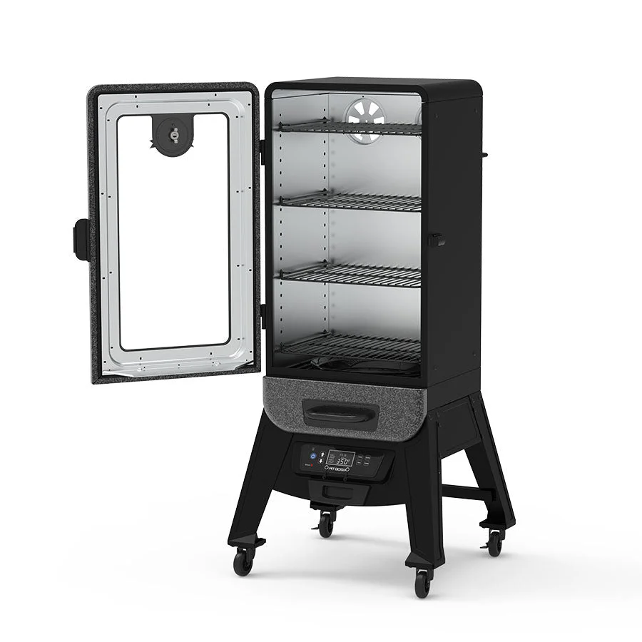 3-Series Digital Vertical Smoker, Silver Hammertone