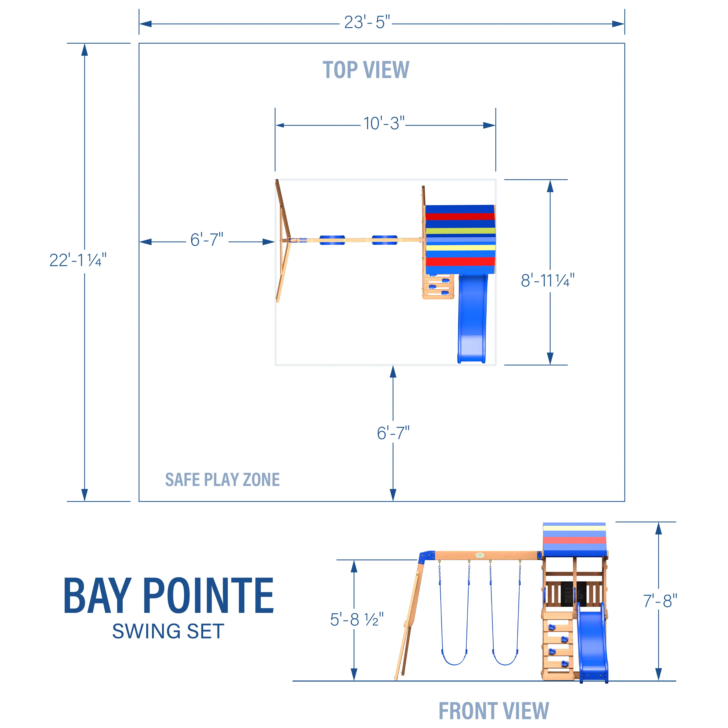 Bay Pointe Swing Set