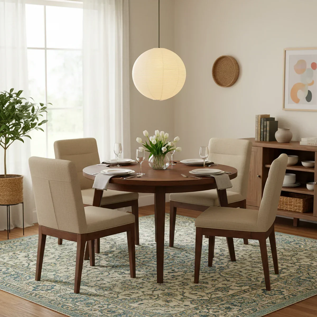 Spherical A Series Paper Pendant Light