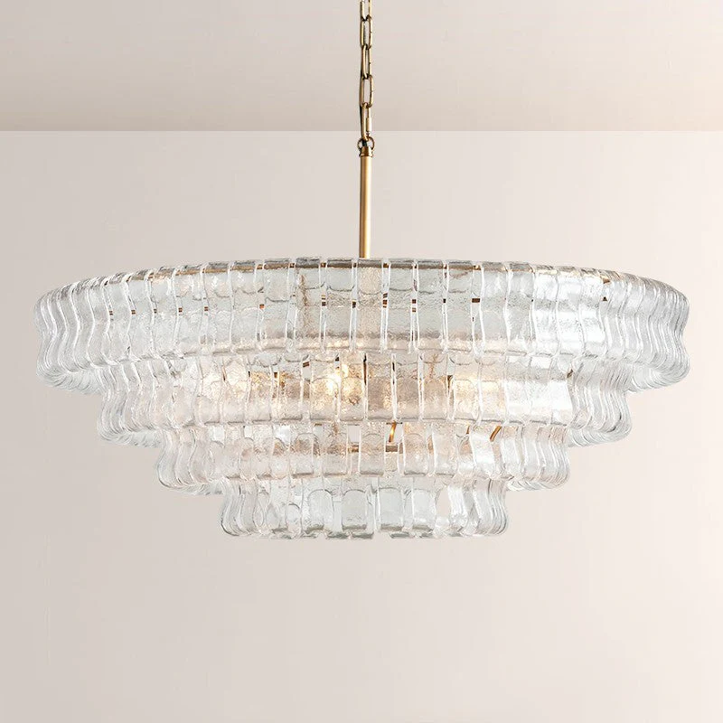 Elleson 4-Tier Glass Round Chandelier 36