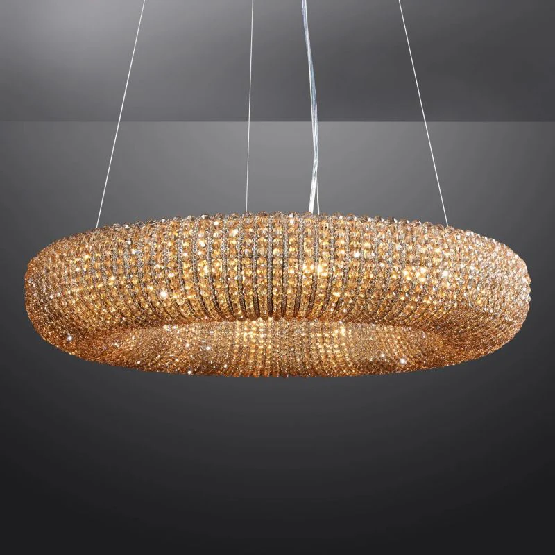 Alison Crystal Round LED Chandelier 59