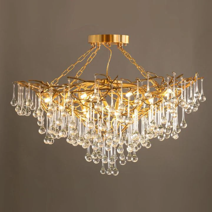 Branch Anita Brass Chandelier