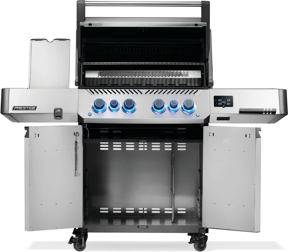 Napoleon Prestige 500 Connected Grill SS with Infrared Side and Rear Burner P500VXRSIB(NSS/PSS)