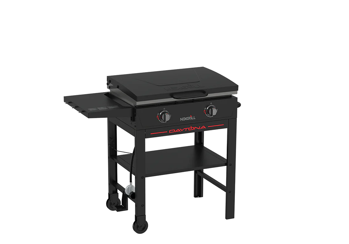 Nexgrill | Black Daytona? 2-Burner Propane Gas Griddle with Lid