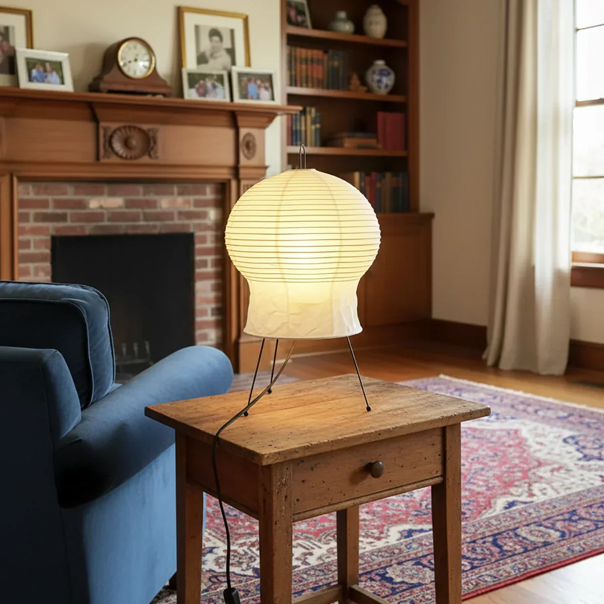 Gourd Shaped Paper 2N Table Lamp