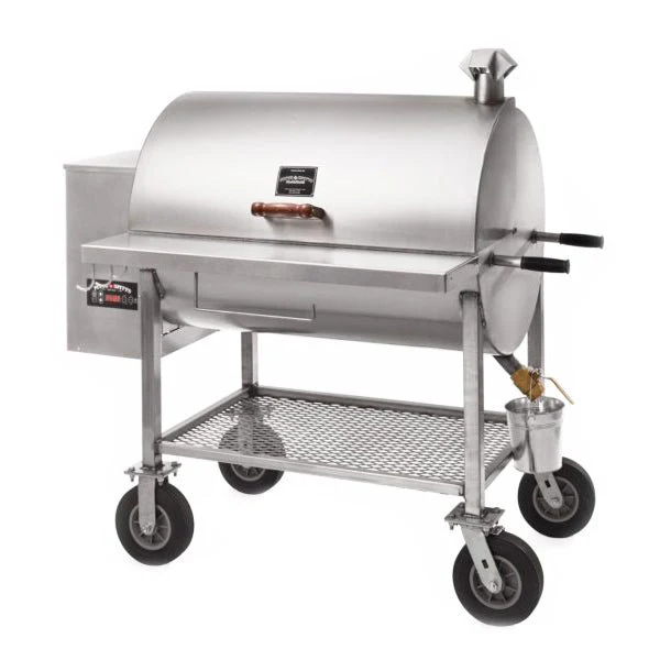 Pitts & Spitts Maverick 1250 Stainless Wood Pellet Grill w/ 8