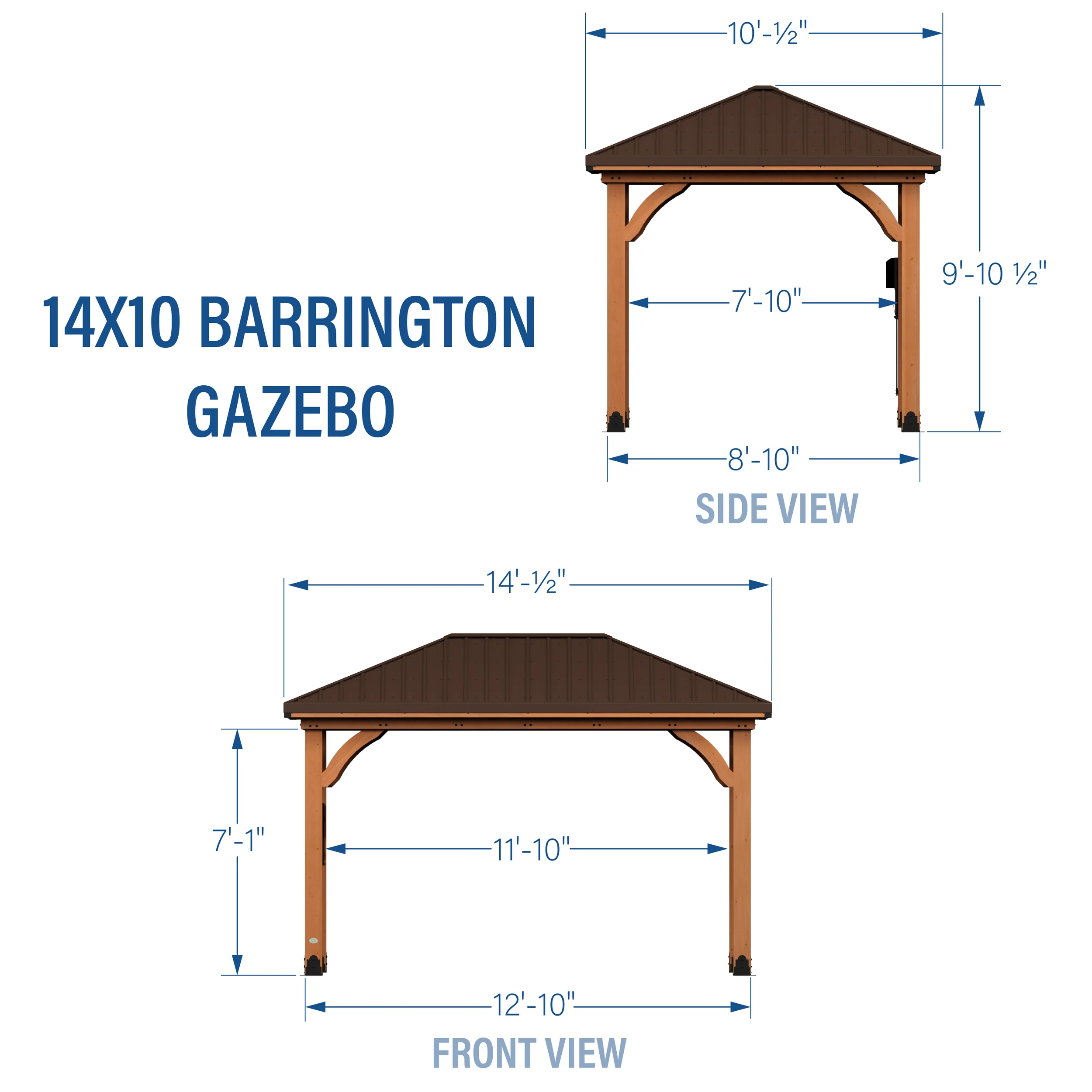 14x10 Barrington Gazebo