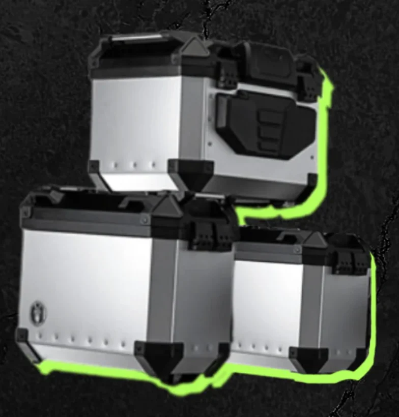 Side Boxes & Tail Box | 3-Piece Pannier Set | KPT 400