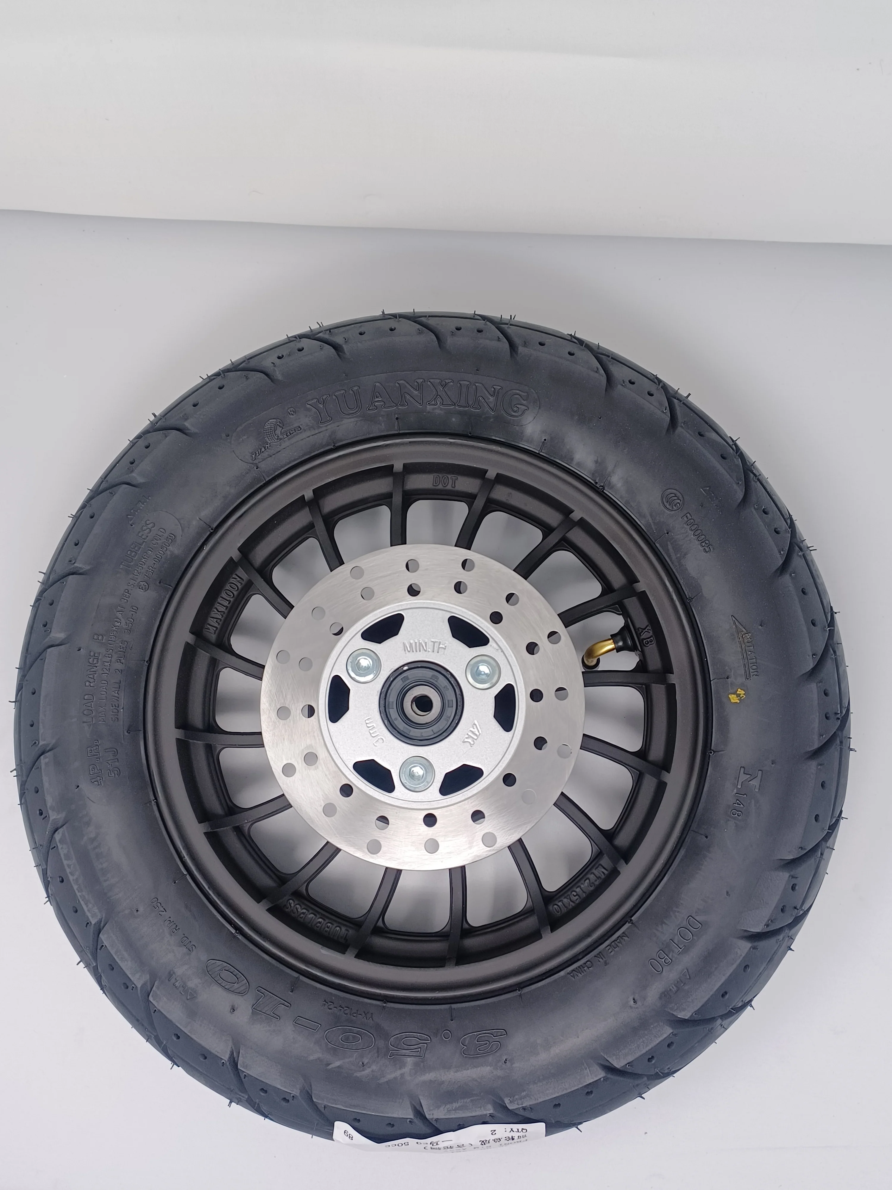 50cc Roma Scooter Front Tire ON RIM 45350-S9E1-0000