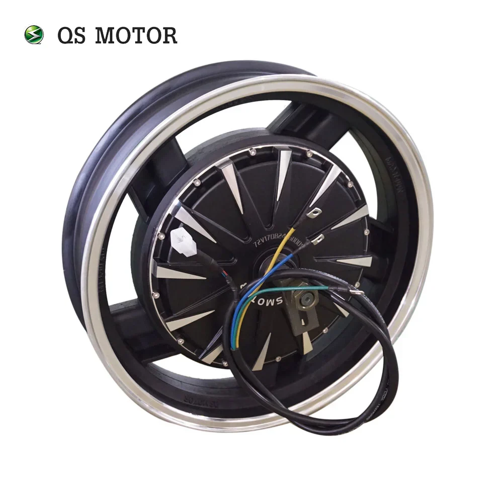 Cost-effective QS Motor 16*3.5inch 3000W 260 40H V1.12 E-Motorcycle Wheel Hub Motor