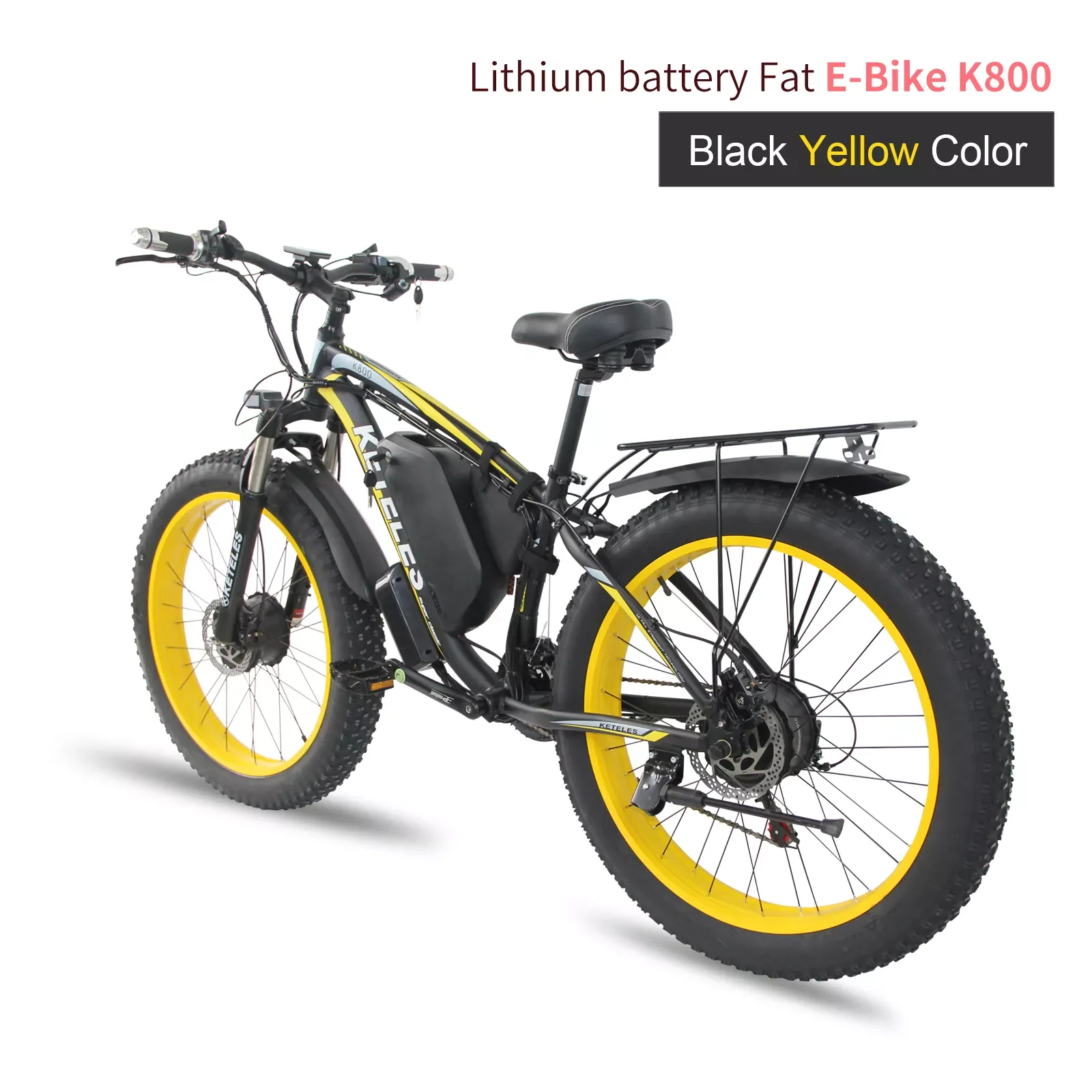 KETELES K800 2×1000W dual Motors Electric Bike 23AH Battery Electric 26