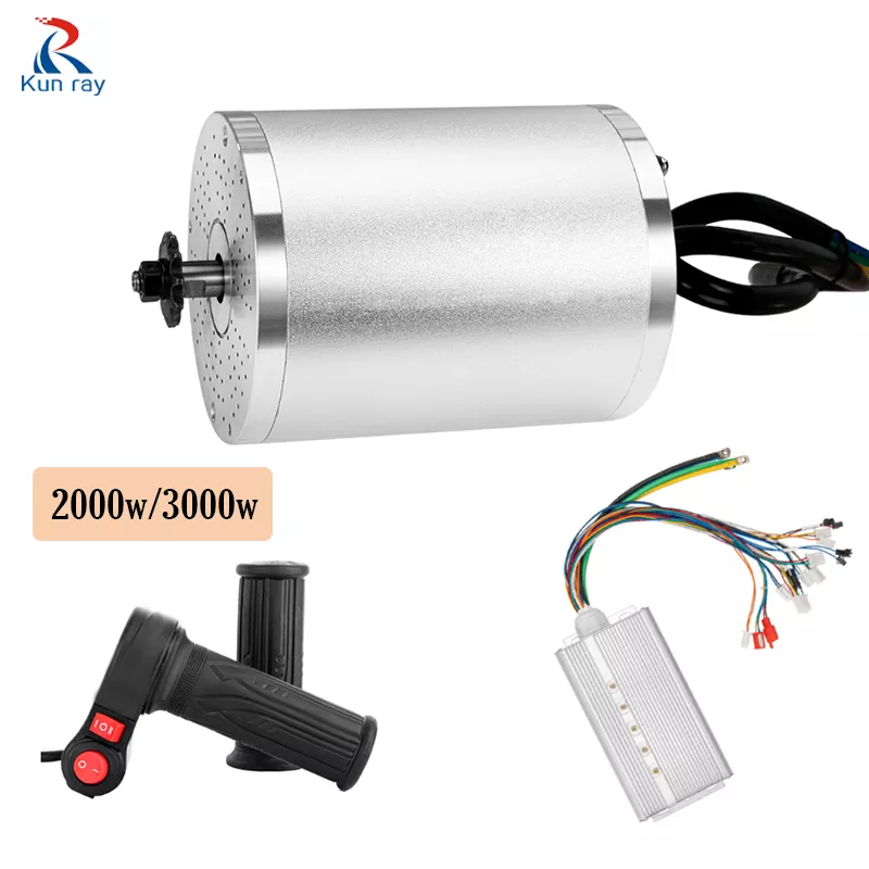 E-bike Conversion Motor Brushless 48v 2000w Motorbike Motor Kit 60v 45A with Controller DC Motor for Go Kart