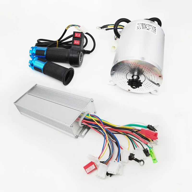 500W- 3000W36V48V60V72V Electric Scooter E-bike Motor Kit BLDC controller Throttle For Bicycle/E-scooter/Karting Kit