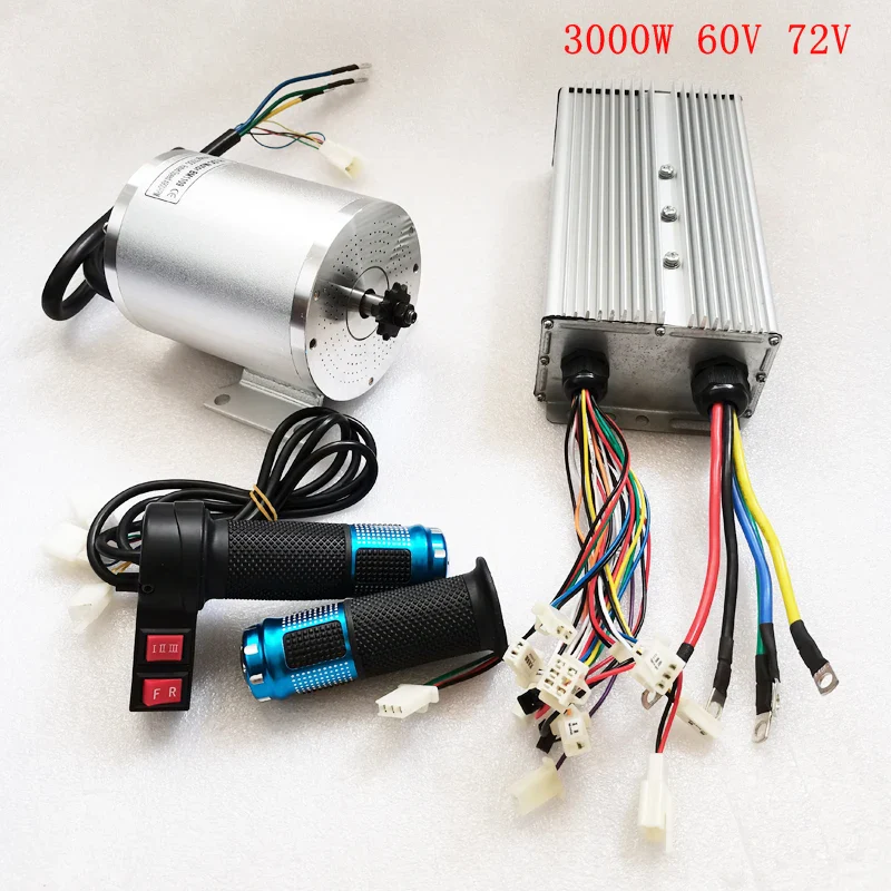 500W- 3000W36V48V60V72V Electric Scooter E-bike Motor Kit BLDC controller Throttle For Bicycle/E-scooter/Karting Kit