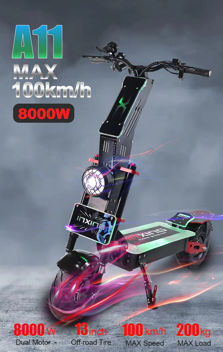 Intelligent electric scooter 13 inch high-speed electric scooter shock absorption oil brake highway electric scooter