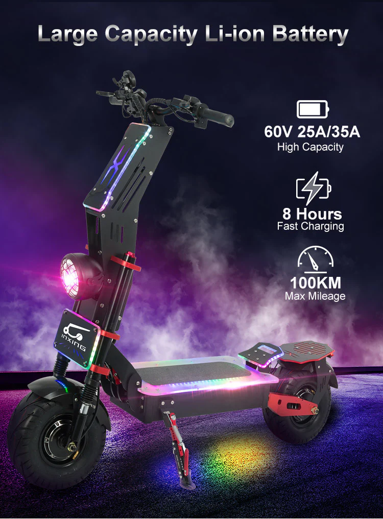 Intelligent electric scooter 13 inch high-speed electric scooter shock absorption oil brake highway electric scooter