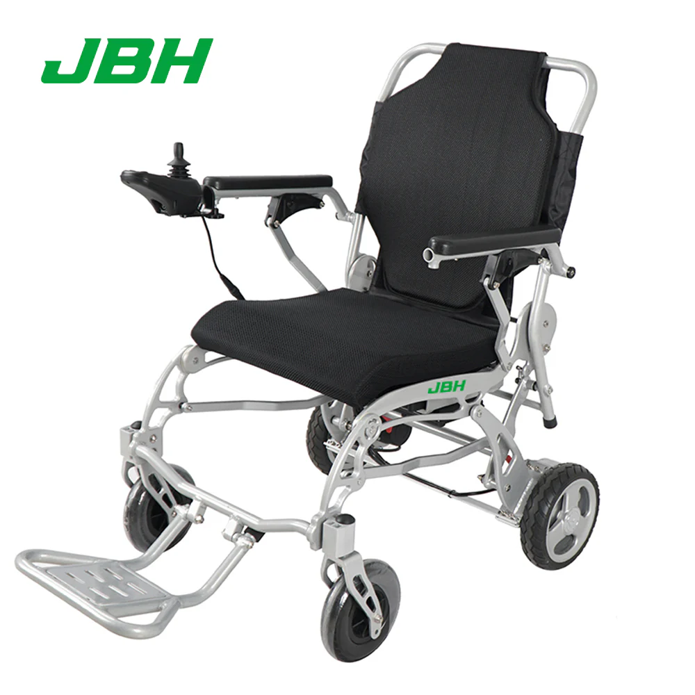 JBH Handicapped Folding Motorized Automatic Power Electric Wheelchair For Disabled