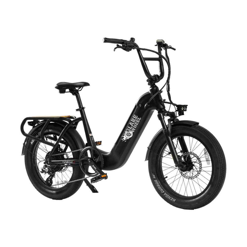 GlareWheel EB-X8PRO Step-thru Electric City Cargo eBike 750W