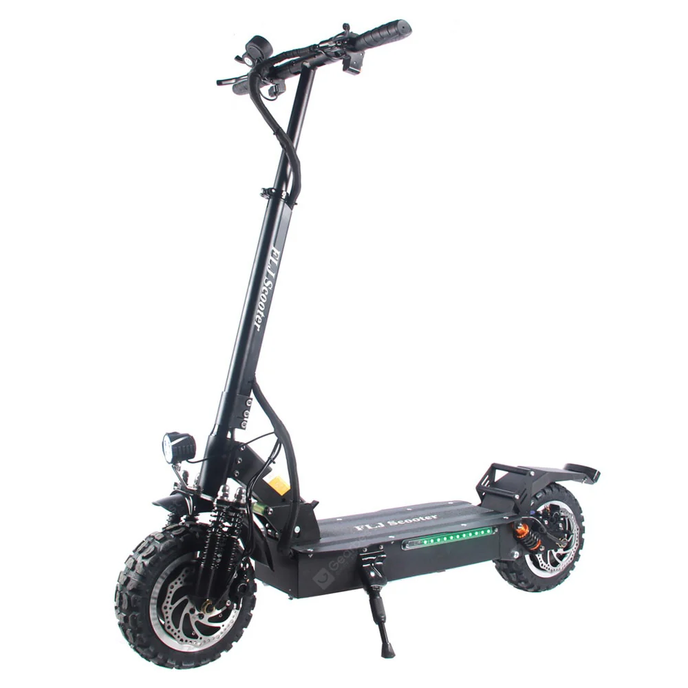 FLJ T113 Upgrade 60V 3200W dual Motor Electric Scooter with Off road tire for adults