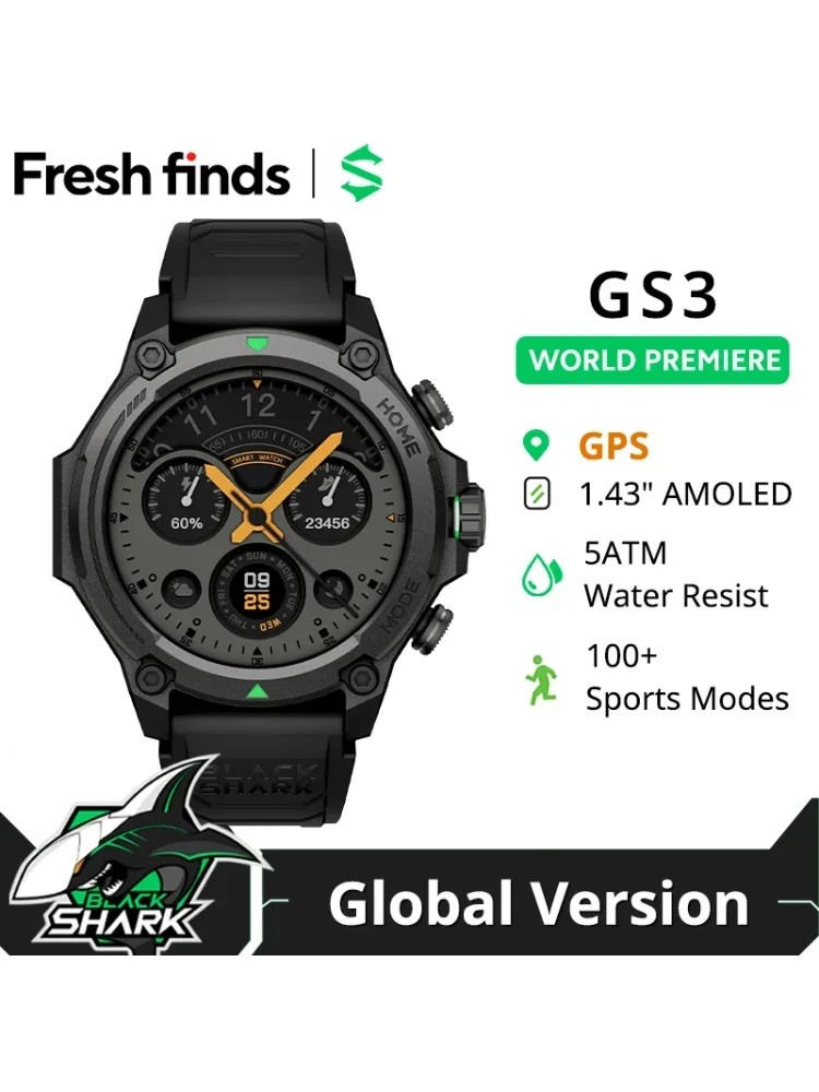2025 Blackshark GS3 Smart Watch Global Version 1.43
