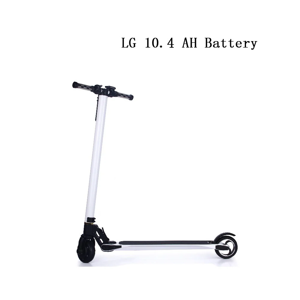 Carbon Fiber Scooters folding skateboard Hoverboard 2 wheel Self Balancing Electric skateboard LG10.4ah 8.8ah Battery