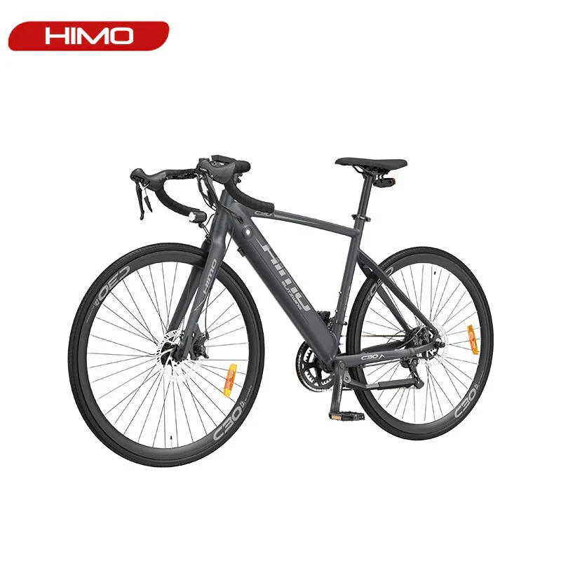 26inch electric road bicycle himo c30 ebike city electric bike 36V hidden lithium battery range 40-80km hybrid ebike