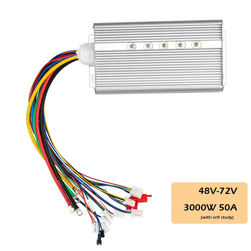 Hub Motor Controller 48V 60V 72V 3000W 24Mos 80A For Electric Bike E-Scooter Motorcycle Bldc Motor Controller 120V