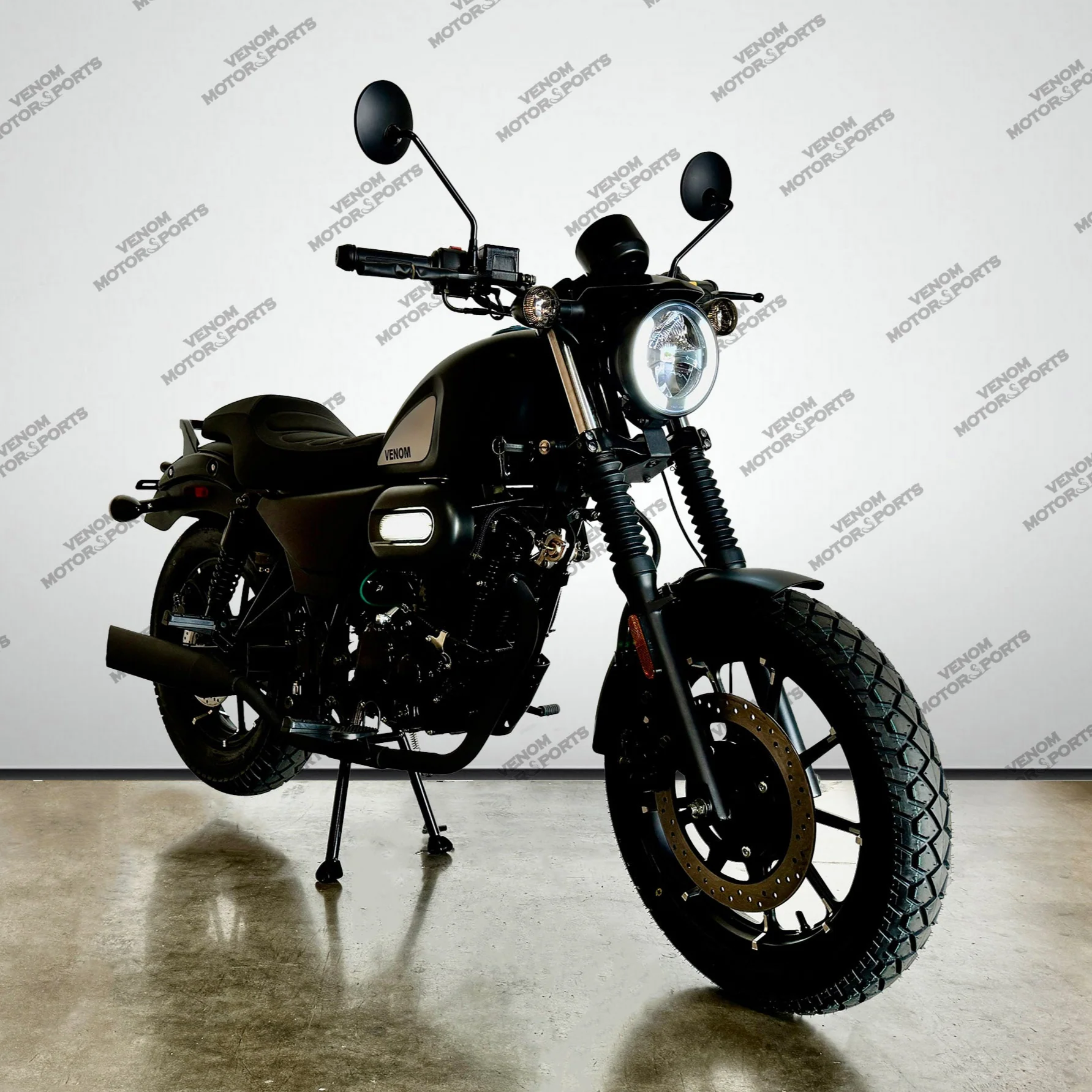 Venom Ghost | 250cc Chopper | 5 Speed | Matte Black