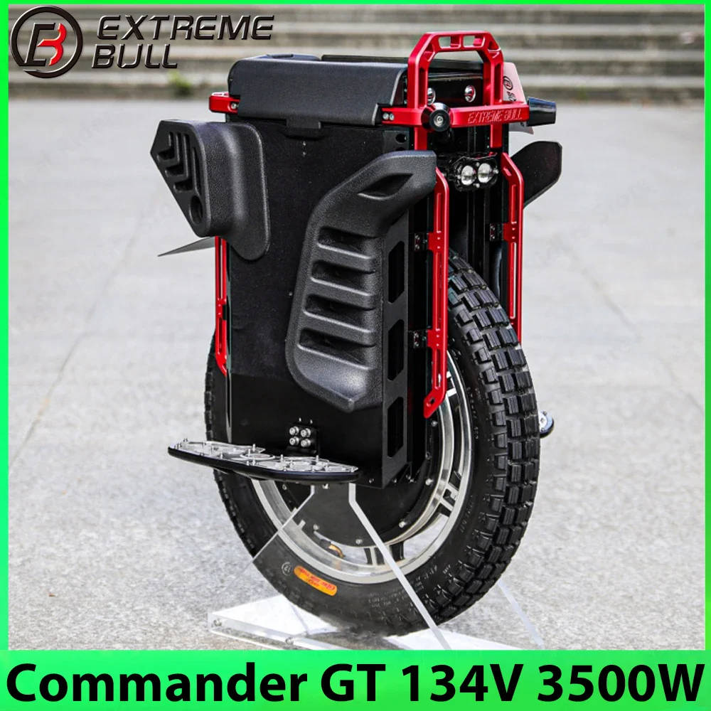 2024 Latest EXTREME BULL Commander GT 134V Motor 3500W C38 HT Electric Unicycle Commander gt 20 inch EUC High Torque