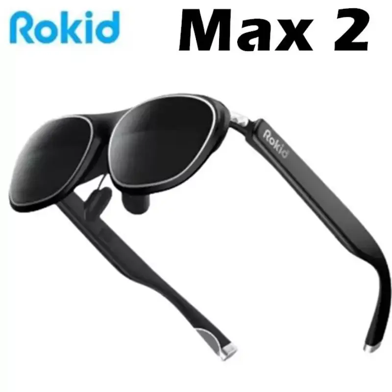 100% New Rokid Max 2 3D Smart AR Glasses 120Hz refresh rate supports AI full voice operation distance sensor supports IMU HDCP
