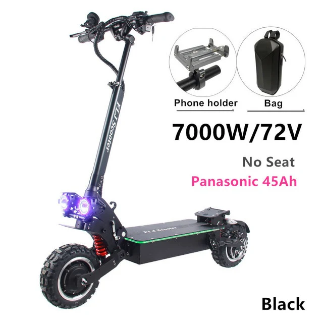 7000W Electric Scooter with Dual 3500w motor engines 11inch off road double drive 72v electric scooter electrico