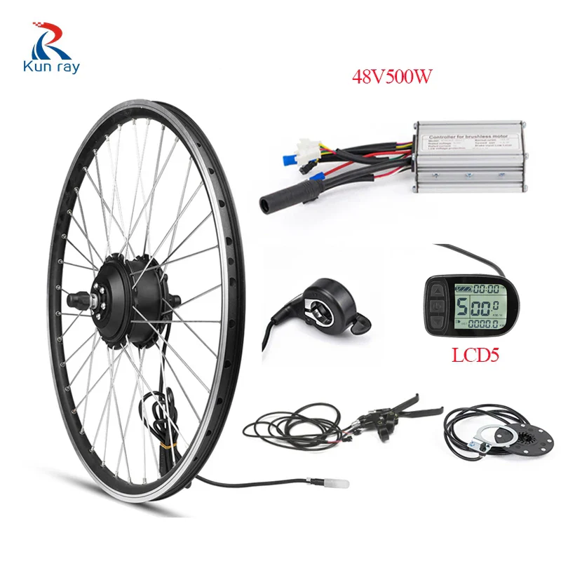 KUNRAY 48V 500W Electric Brushless Gear Hub Motor 20