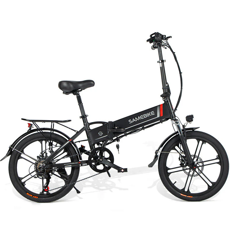 20 inch samebike 20LVXD30-II 7 speed 350w 48v10ah lithium folding electric city bike