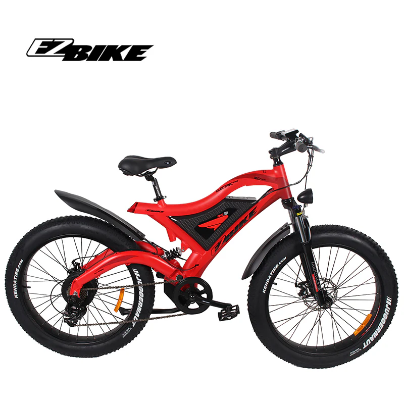 Bafang 48V Electric Mountain Bike 1000W Mid Drive E Bike/Fat Tire Electric Bike