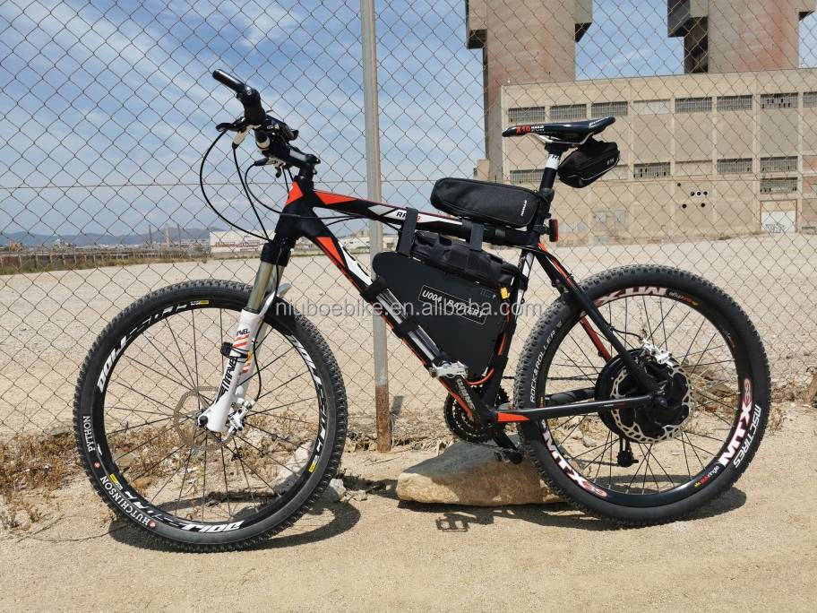 48V 52V 2000W 20''26''27.5''Electric Bicycle Conversion Motor Kit with Brushless Gearless Hub Motor with KT-LCD8H Color Display