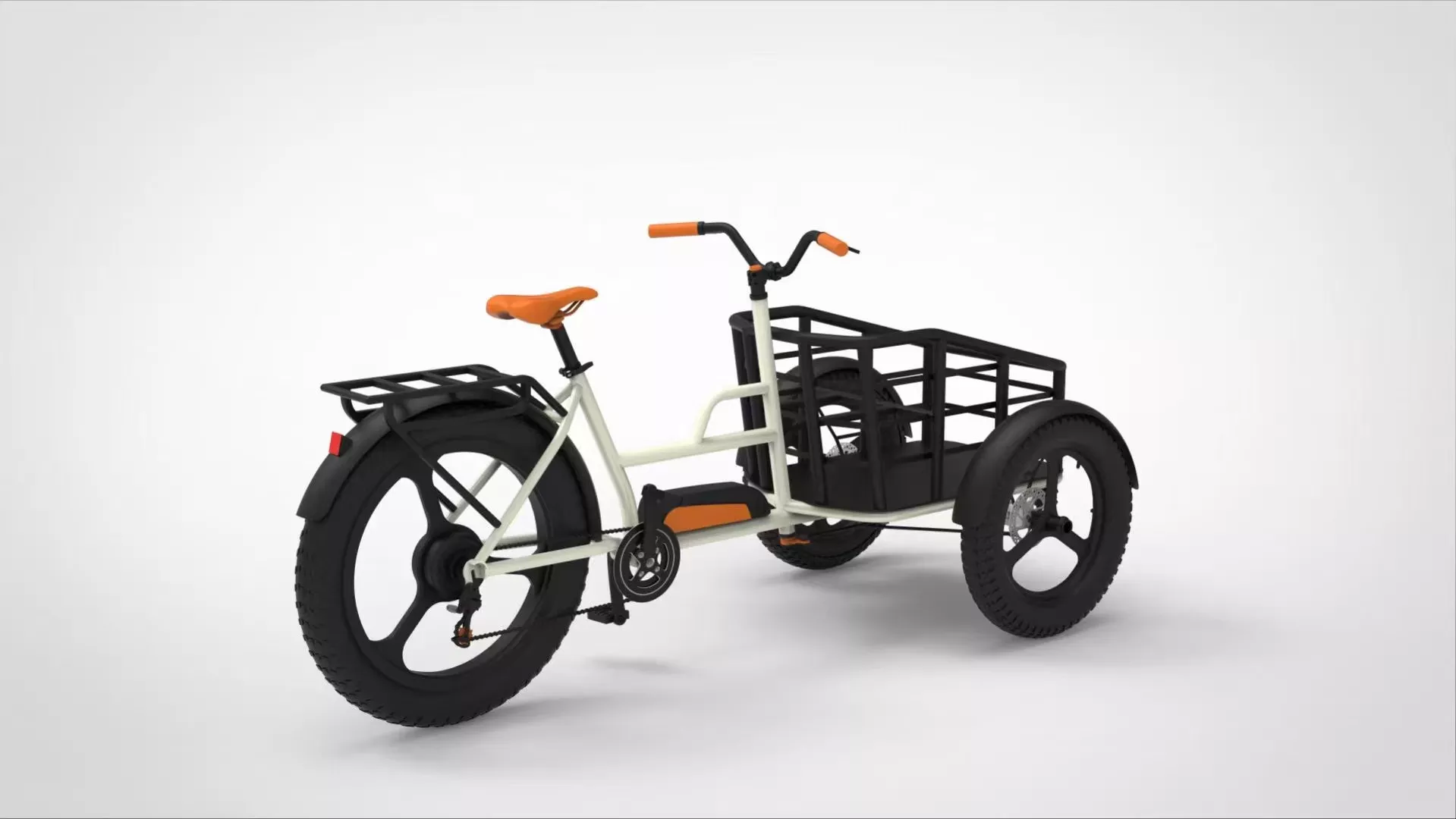 26 Inch*4.0 Electric Tricycle 48V*500W-1000W Motor 10.4HA Battery Three Wheel Bicycle