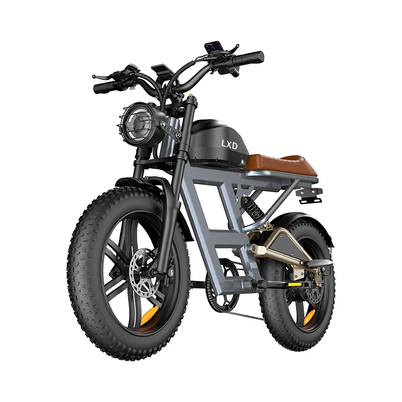 20 Inch Electric Powered Bicycle, Wide Tire, Off-road Electric Powered Mountain Bike, 1000W