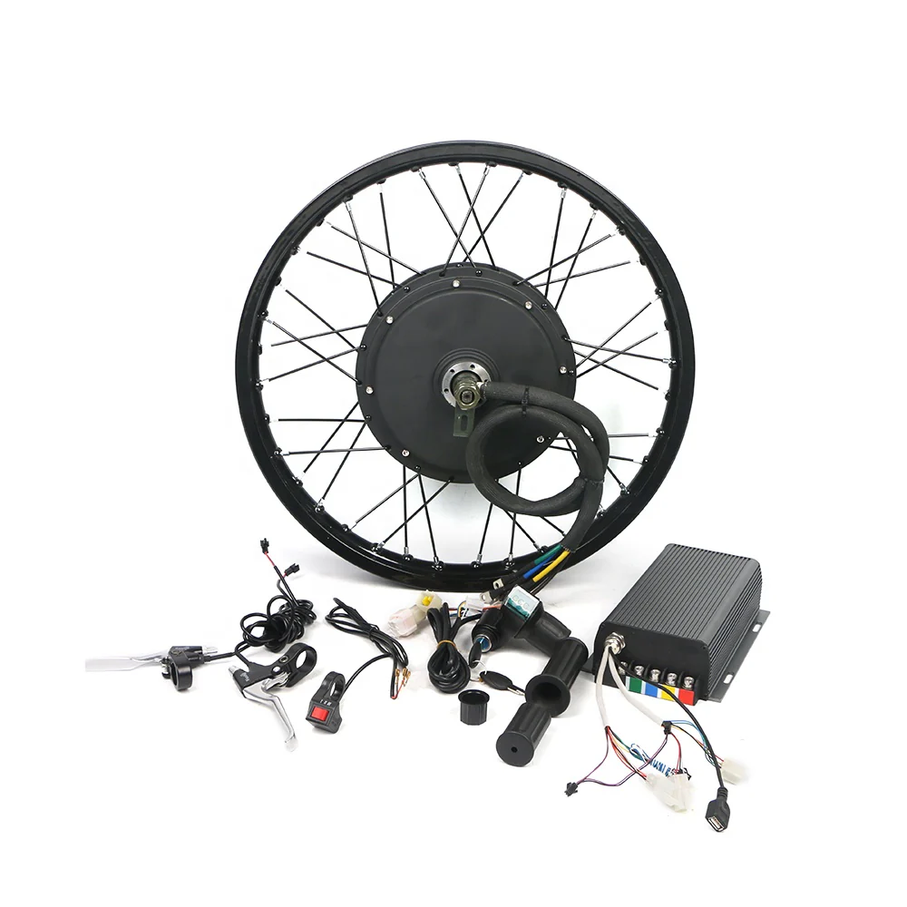 17inch-28inch 72v5000w High Power Stealth Bomber electric motorcycle Conversion Rear Motor Kit