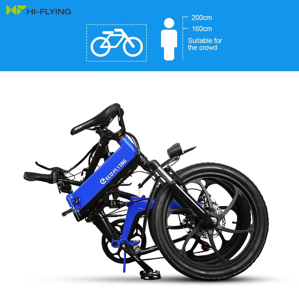 ECO-FLYING adult folding bike small ebike women electric bike 36v 10ah 250w e bicycle electric bike bicycle electric bicycle