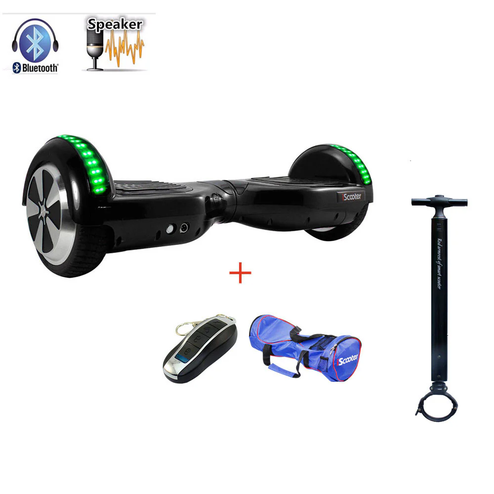 Hot  Bluetooth 6.5 inch Hoverboard 2 Smart steering-wheel Electric Skateboard Self Balancing Scooter Balance Hover board