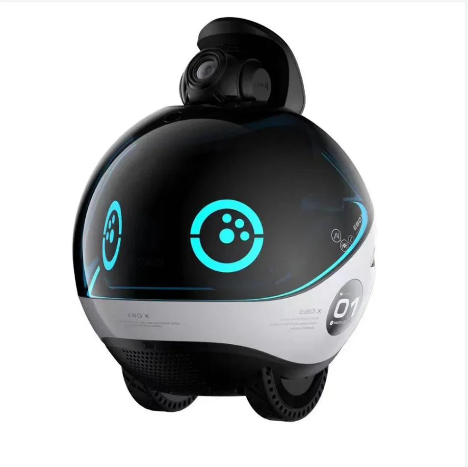 AI Interactive Companion Ebo Wireless Security Camera Self-charging Moving Pet  Robot