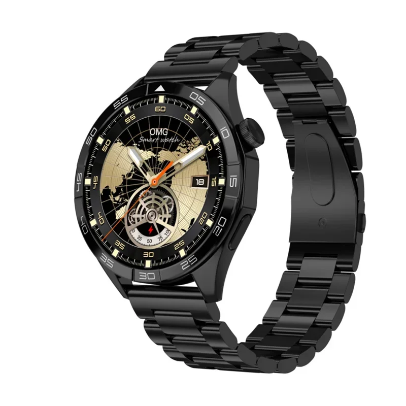 Gaines Men Smart Watch SK50 Pro Wireless Charging 1.62inch Amoled Screen BT Calling AI Voice Compass Health Monitoring Smartwatch