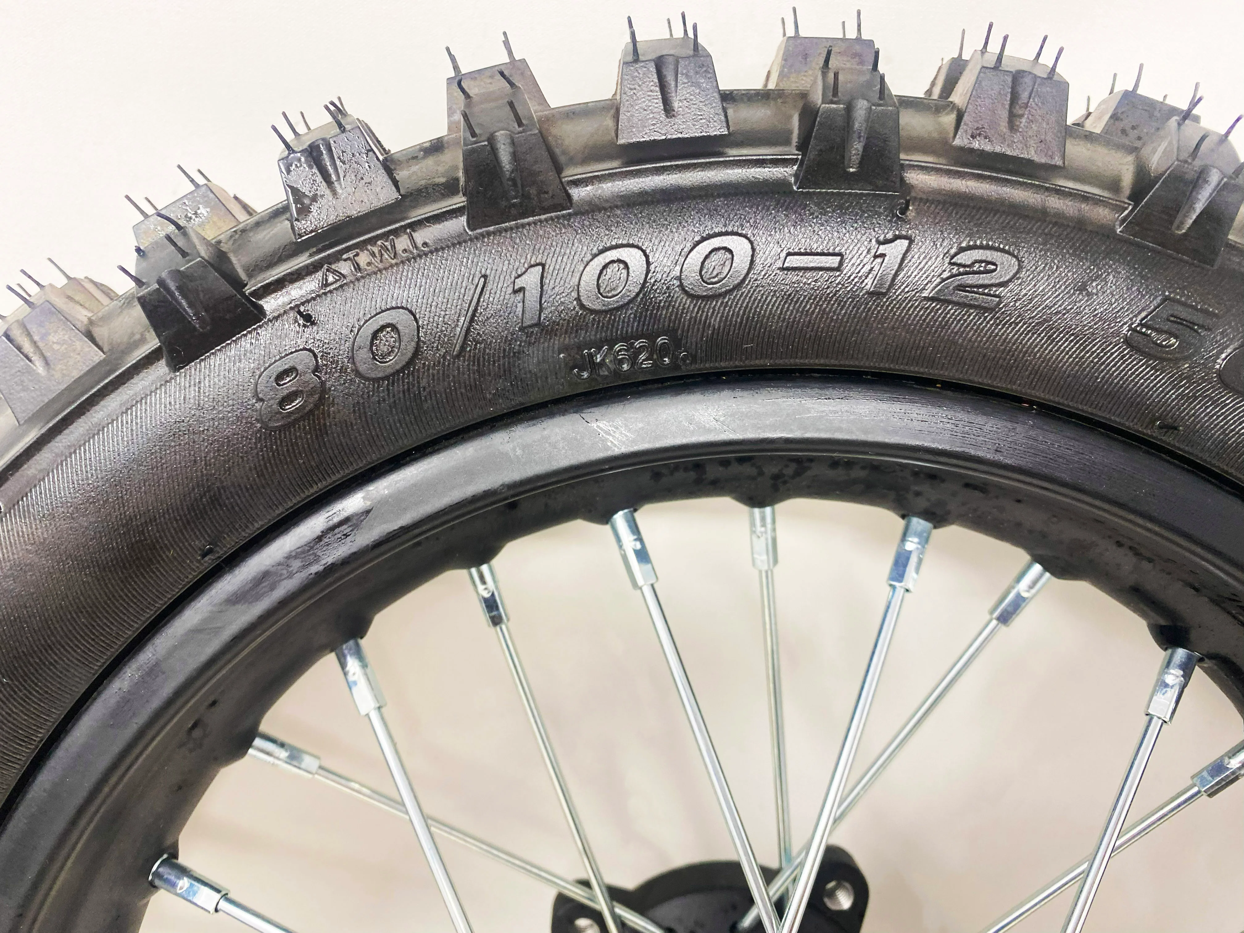 1600w Pro Electric Dirt Bike 48v | Rear Tire On Rim (80/100-12)