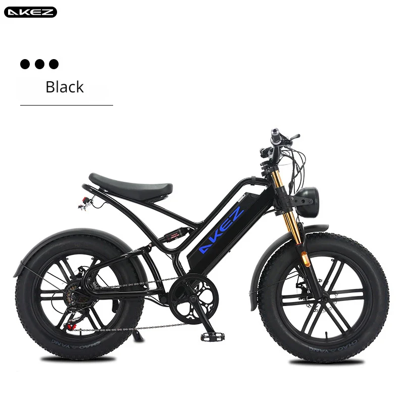 20-inch Retro Electric Motorcycle 3c Lithium Battery Cross-country Mountain Bike Fat Bike  Electric Dirt Bike 400W