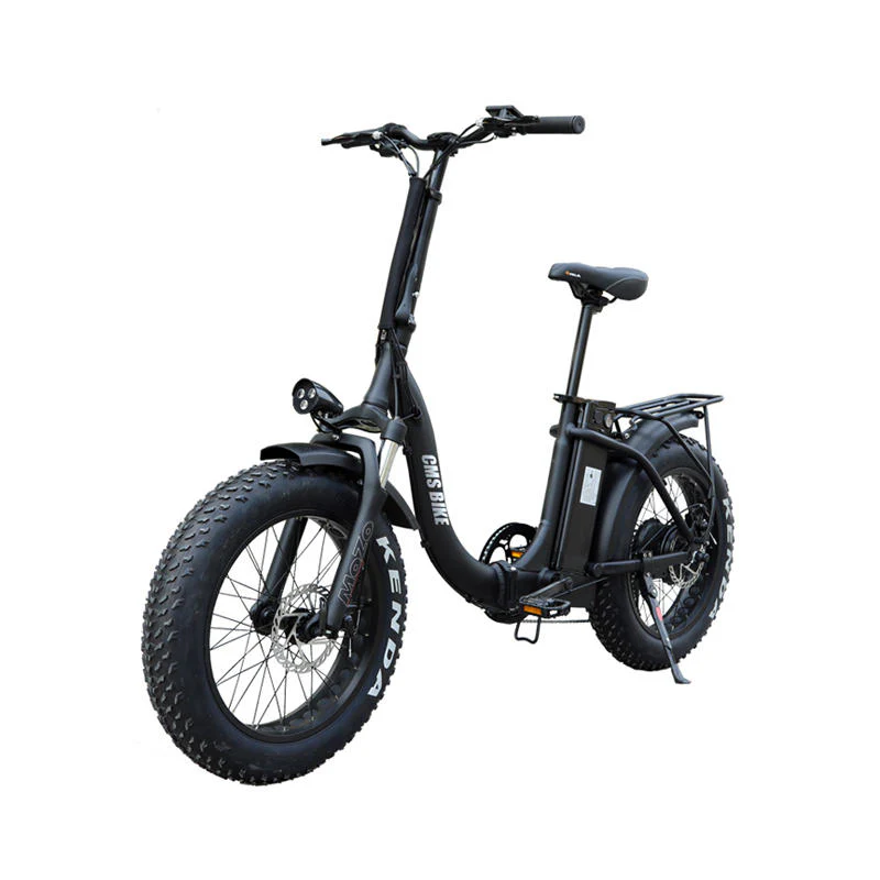 CMSBIKE CMSTD-20PW 36V 500W 10Ah Folding Electric Bicycle 20 Inches 30km/h Top Speed 50km Mileage Range LCD Screen Electric Bike