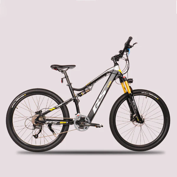 27.5 inch soft tail electric mountain bike air shock absorber front fork off-road bike 48V17AH hidden lithium battery eMTB