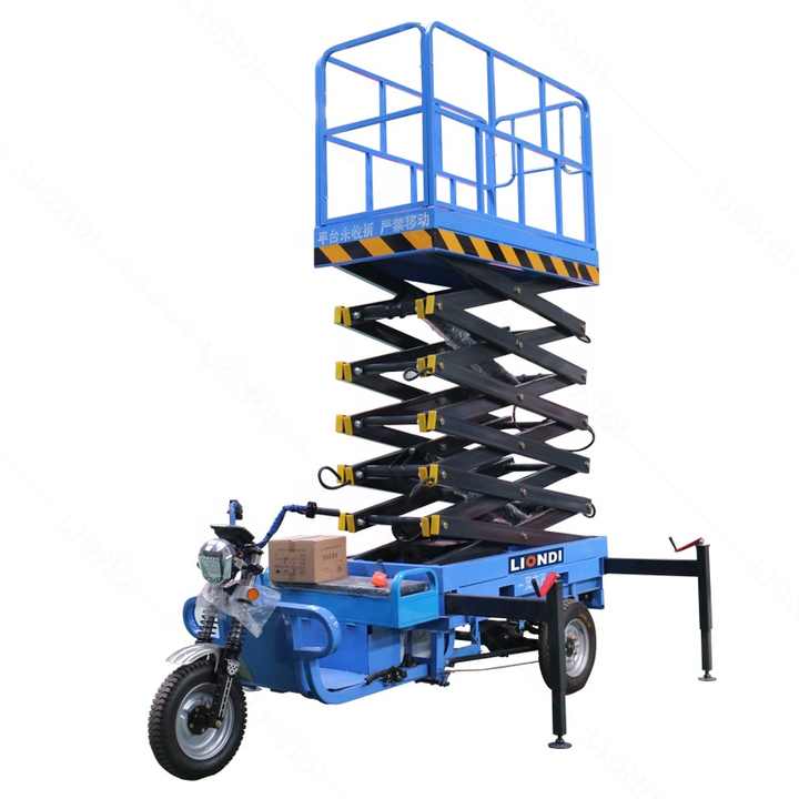 CE New Tricycle Lifting Mobile Platform Remote Control Lifting Platform
