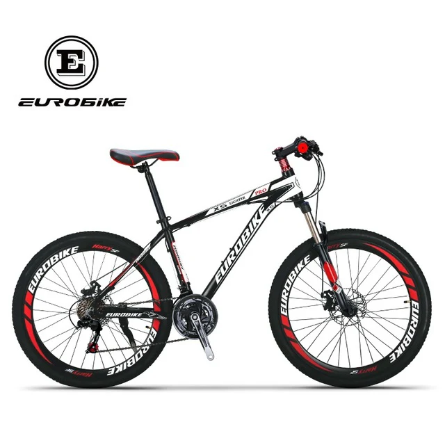 EUROBIKE Shimano 21 Speed Aluminum Mountain bike Dual Disc Brake Mountain bicycle