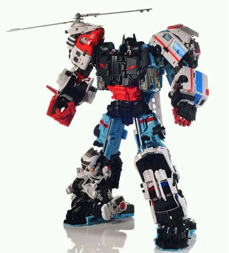 In stock Transforming Toy 5 in 1 Defensor Model YM-17 YM17 Vulcan Hotspot KO Action Figure Robot Model Collection