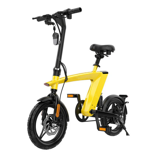 HX H1 Foldable Electric Bike 250W 36V 10AH  14 Inch Folding Electric Bike Compact E-Bike for Convenient Transportation E-Bike Removable Battery